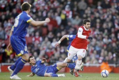 Fabregas đóng vai trò lớn đối với lối chơi của Arsenal.