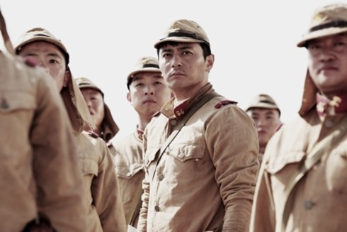 Tạo hình của Jang Dong Gun trong phim. Theo các báo Hàn, dù vừa ra mắt tại Cannes, quá trình sản xuất “My Way” mới hoàn thành 85% và đang chờ đợi các cảnh quay ở Normandy để thêm vào bản hoàn chỉnh. Bản phim hoàn chỉnh sẽ công chiếu trên các rạp ở châu Á vào tháng 12.