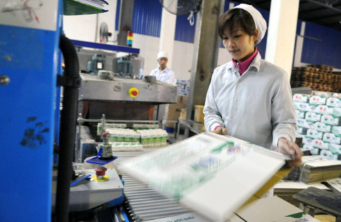 Nhiều doanh nghiệp phải thu hẹp sản xuất trong 6 tháng đầu năm 2011. Ảnh minh họa: Hoàng Hà