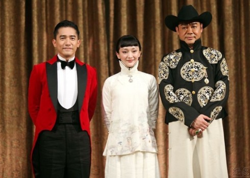 Ba diễn viên chính Lương Triều Vỹ, Châu Tấn, Lưu Thanh Vân.