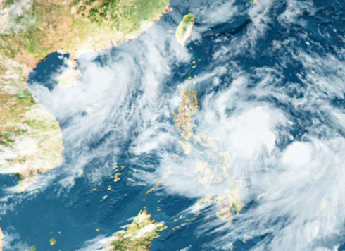 Thêm một áp thấp vừa hình thành ngoài khơi Philippines, được dự báo sẽ trở thành một cơn bão mạnh, tác động đến hướng di chuyển của bão Haima