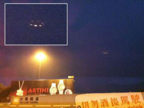 Hồng Kông: UFO xuất hiện cùng sấm sét