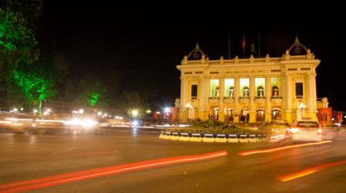 Lung linh đêm Hà Nội trước Đại lễ, Tin tức trong ngày, đại lễ 1000 năm Thăng long - Hà Nội, tháp rùa, khuê văn các, lăng chủ tịch hồ chí minh, nhà hát lớn, cột cờ hà nội, cầu chương dương, phố tràng tiền