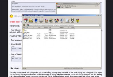 400 dân mạng 'tấn công' 1 website lúc nửa đêm