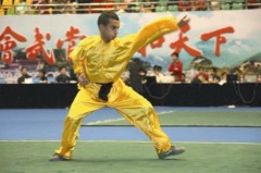 Một thí sinh nước ngoài tham gia thi đấu. Ảnh: wudang2010.