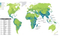 Những nước và khu vực bị ảnh hưởng của biến đổi khí hậu trong năm 2011: Maplecroft