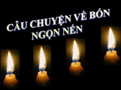 Câu chuyện về 4 ngọn nến