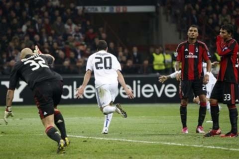 Inzaghi lập cú đúp, Real suýt ôm hận trước Milan