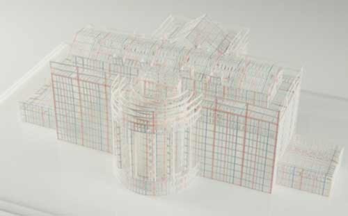 Những ngôi nhà cao tầng làm từ giấy