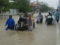Phú Yên, Bình Định: Mưa lớn gây lũ trở lại