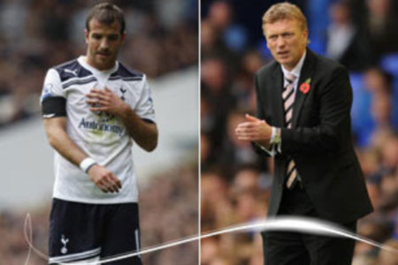 Van der Vaart và David Moyes xuất sắc nhất Premier League tháng 10