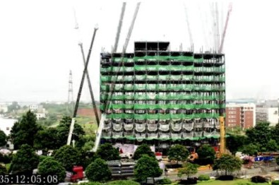 Xây khách sạn 15 tầng chỉ trong 6 ngày