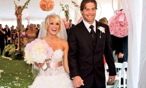 Carrie Underwood và Mike Fisher. Ảnh: cybersharings.