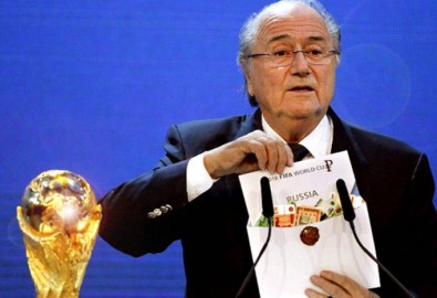 Biếm họa về vụ đăng cai World Cup 2018 hụt của Anh