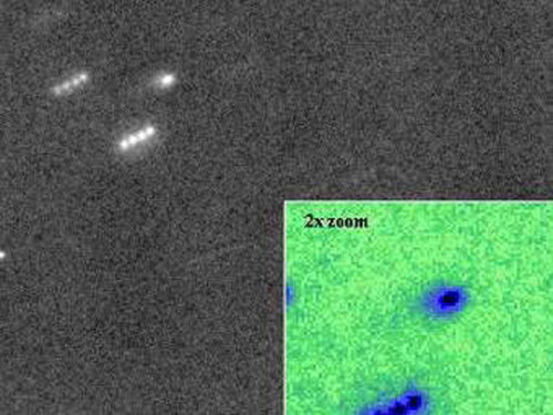 Sao chổi C/2010 X1 (Elenin). Ảnh chụp trên web của đài quan sát ISON-NM