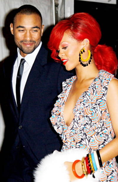 Matt Kemp và Rihanna khi còn yêu nhau. Ảnh: WEN.