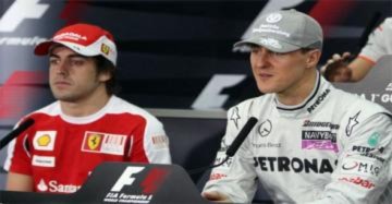 Alonso e ngại Michael Schumacher