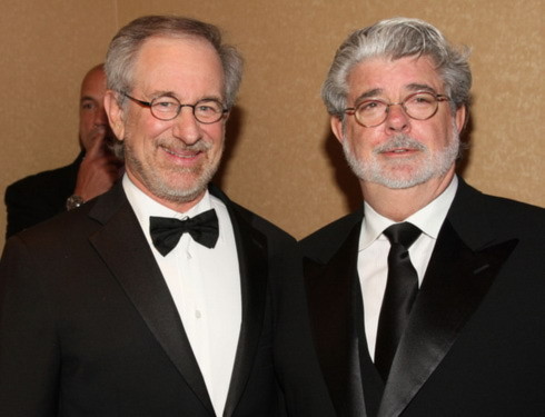 Đôi bạn thân lâu năm - Steven Spielberg và George Lucas.