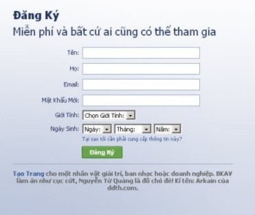 Một trong những thông điệp mà tin tặc để lại trên FaceBook Việt Nam (Ảnh chụp màn hình)