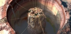 Thành phố Dọc trong lòng núi lửa chết