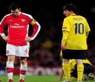 Arsenal và ba bài học khi đối đầu Barca