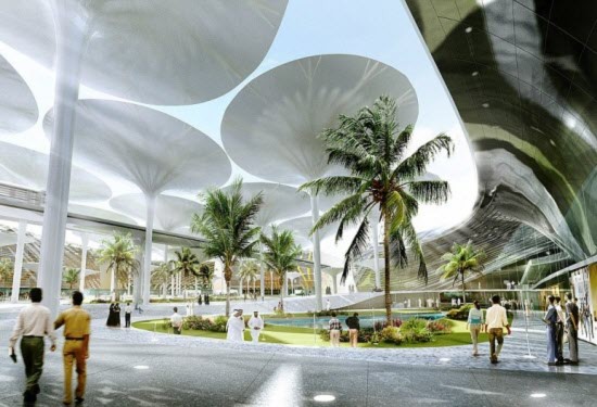 Thành phố Masdar ở Abu Dhabi (Các tiểu vương quốc Ả rập thống nhất) dự kiến sẽ hoàn thành vào năm 2020. Xe chạy xăng sẽ bị cấm hoàn toàn thay vào đó là các loại xe chạy nhiên liệu xạch. Điểm nhấn của thành phố này là các không gian xanh và hệ thống cung cấp nước xạch dồi dào nhờ vào công nghệ xử lý nước thải.
