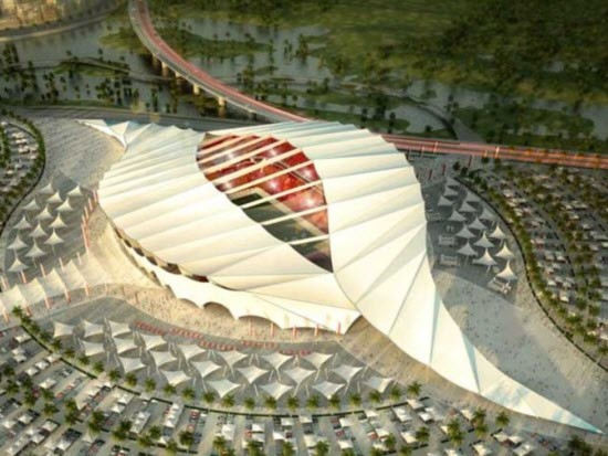 Sân vận động Al Khor tại Qatar cho World Cup 2022 sẽ là dạng sân mở với hệ thống điều hòa không khí dùng năng lượng mặt trời đặt ở trên cao, đảm bảo cho nhiệt độ dưới sân luôn mát mẻ và ổn định.