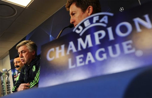 Nếu không giúp Chelsea vô địch Champions League, Ancelotti khó lòng trụ lại đến mùa sau. Ảnh: AFP.