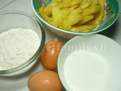 Cuối tuần, thử làm bánh bông lan dứa bằng nồi cơm điện
