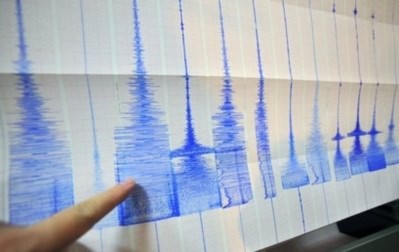 Biểu đồ mô tả sức mạnh của trận động đất ở Nhật Bản. Ảnh: AFP