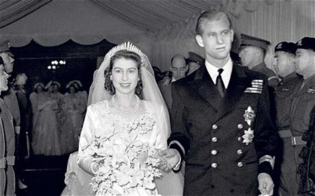 Nữ hoàng Elizabeth II và Hoàng thân Philip. Ảnh: Telegraph