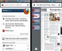 Mozilla giới thiệu Firefox 4.0 Beta 5 dành cho Android