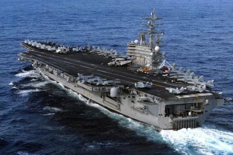 Hàng không mẫu hạm Ronald Reagan của Hoa Kỳ tham gia sứ mạng cứu trợ cho Nhật Bản