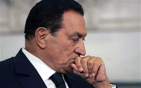 Cựu tổng thống Ai Cập Hosni Mubarak. Ảnh: EPA.