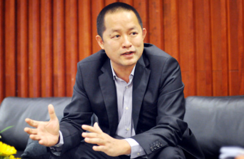 Tổng giám đốc FPT Trương Đình Anh. Ảnh: Nhật Minh