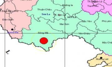 Động đất 4,2 độ richter ở Sơn La