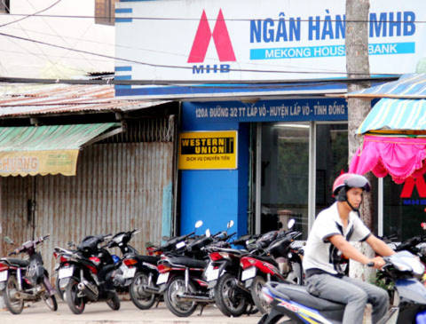 Ngân hàng nơi ông Quang làm giám đốc. Ảnh: Thiên Phước