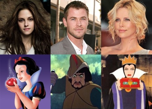 Bộ ba diễn viên chính của 'Snow White and The Huntsman'. Ảnh: Universal.