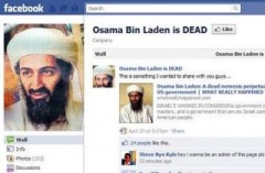 Trang Facebook “Bin Laden đã chết” trở thành hiện tượng Internet