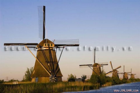Làng cối xay gió Kinderdijk