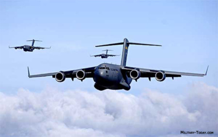 Các máy bay vận tải C-17