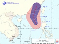 Áp thấp nhiệt đới mạnh lên thành bão