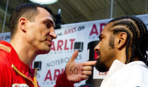 Haye thấp và nhẹ hơn nhiều so với Klitschko.