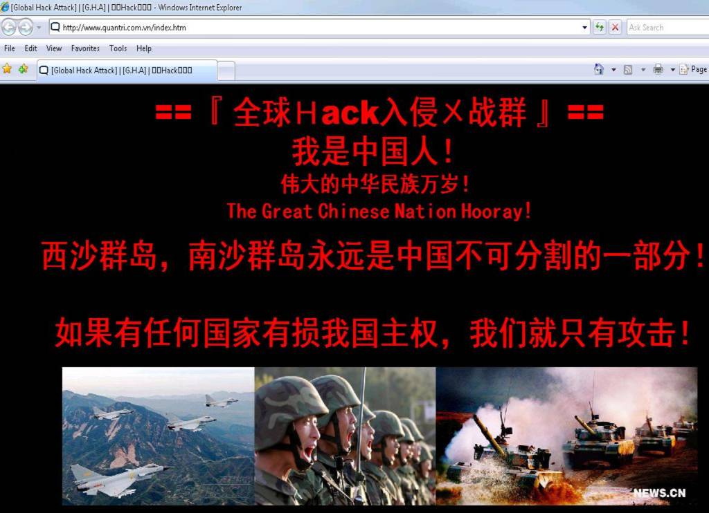 Hacker Trung Quốc phản công