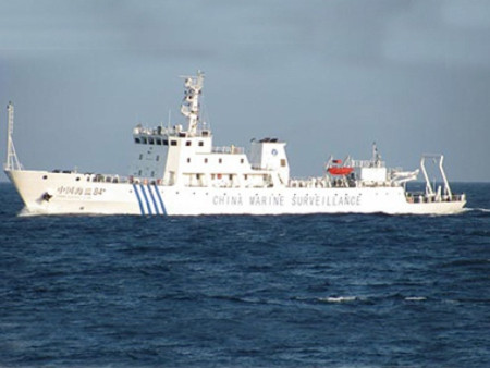 Tàu hải giám Trung Quốc tham gia vụ cắt cáp tàu Bình Minh 02 hôm 26/5. Ảnh: PetroTimes