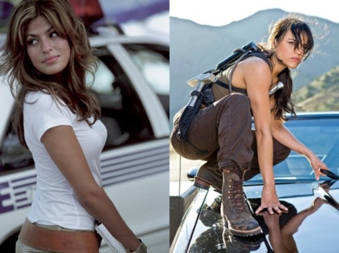 Nhiều khả năng Eva Mendes (trái) và Michelle Rodriguez sẽ trở lại trong phần 6. Ảnh: Universal.