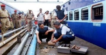 Phát hiện bom cỡ lớn trên tàu hỏa Ấn Độ