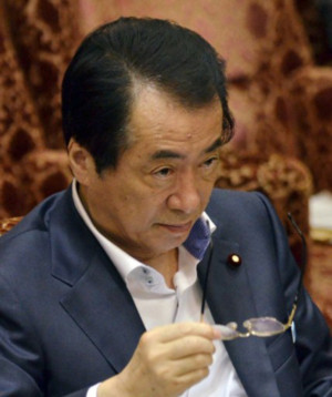 Thủ tướng Nhật Naoto Kan. Ảnh: AFP