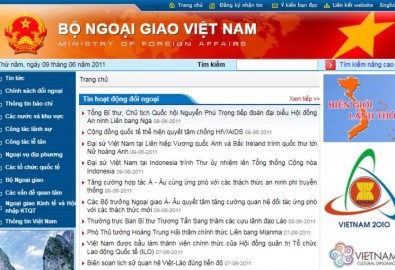 Trang web của Bộ Ngoại giao Việt Nam bị tấn công