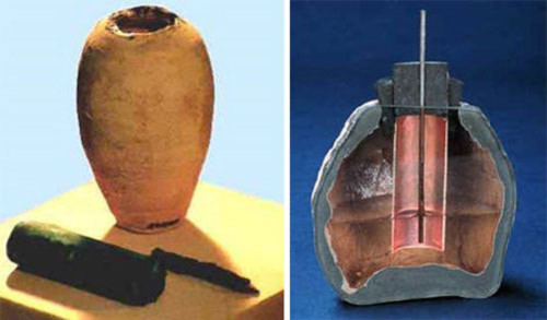 BaghdadBattery được cho là một thiết bị điện tử của người cổ đại